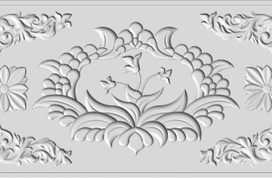Floral Tulip Pattern Concrete Mould